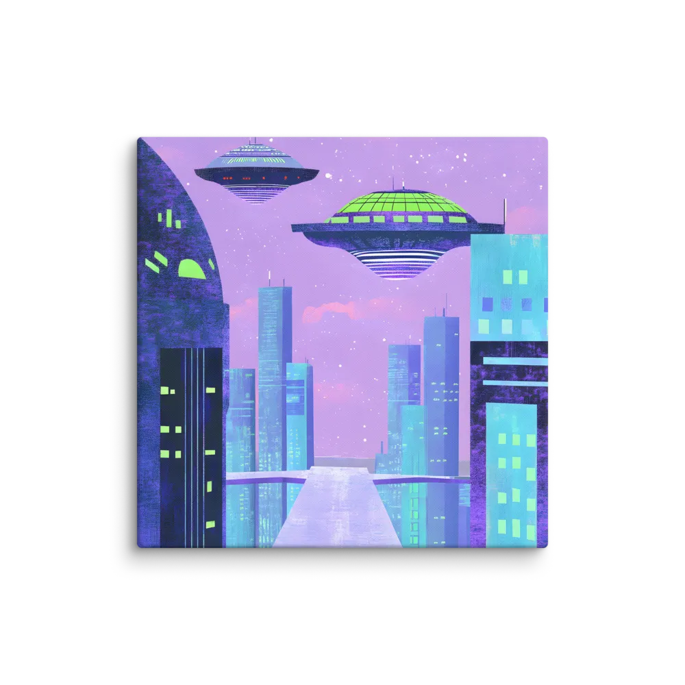 The Cosmic Urbanity | Canvas | 28″×28″