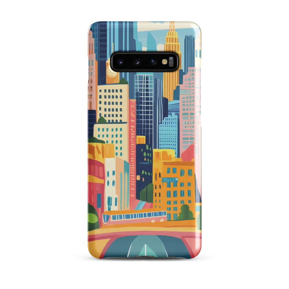 Energetic Cityscape | Phone Case |  S10 Plus | Snap Case | Glossy