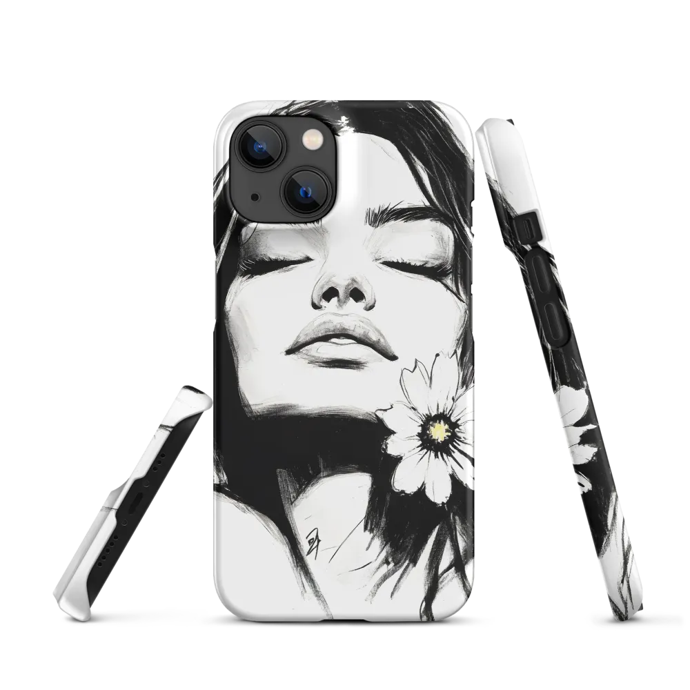 Serenity in Ink | Phone Case |  14 | Snap Case | Matte