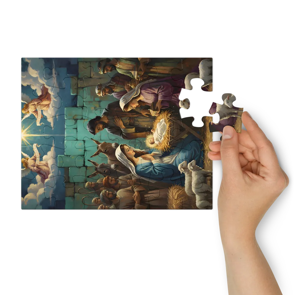 The Nativity 
 Jigsaw Puzzle in Tin Box