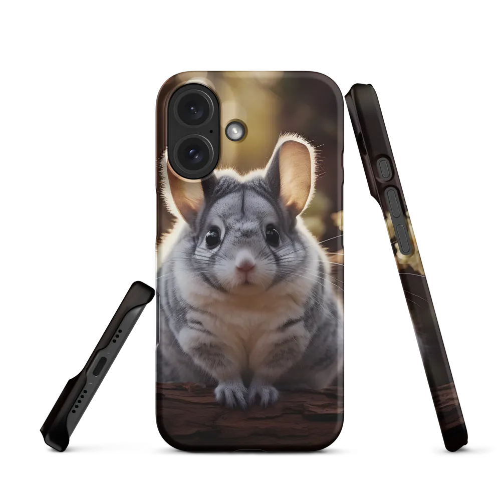 Curious Chinchilla in the Forest
