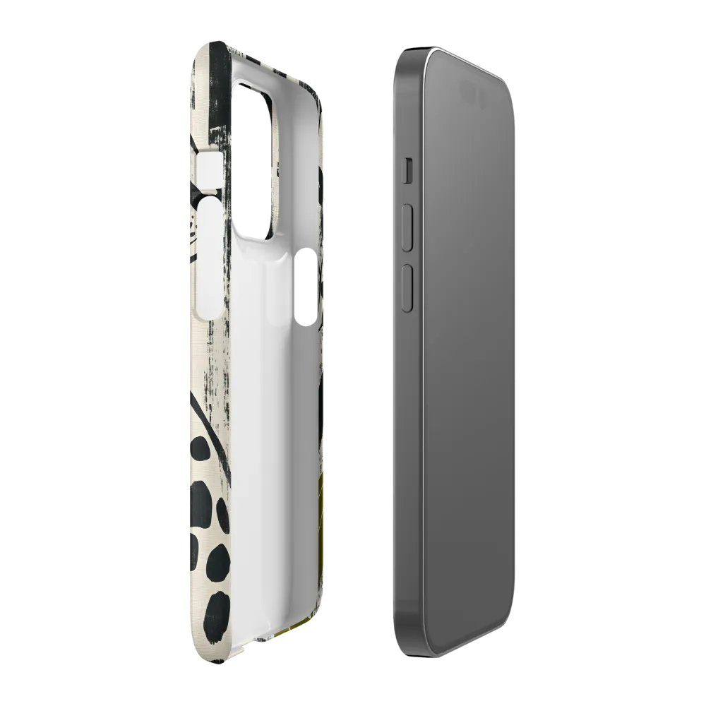 Leopard in Silhouette: A Modern Appeal | Phone Case |  14 Pro | Snap Case | Matte