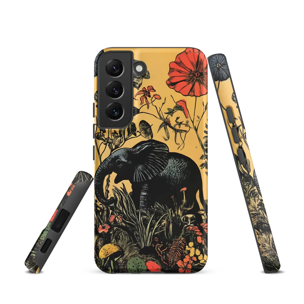 Floral Majesty: The Elephant's Sanctuary