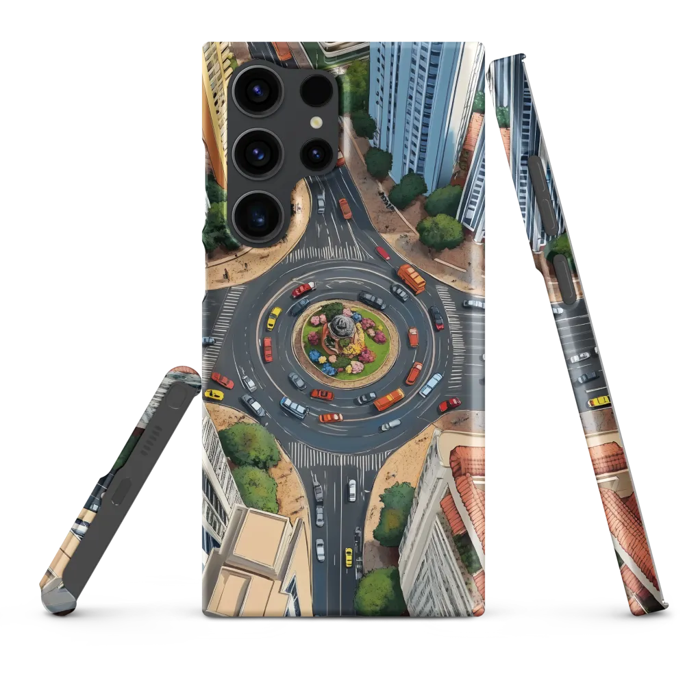 Urban Symphony: Aerial Vision of City Life