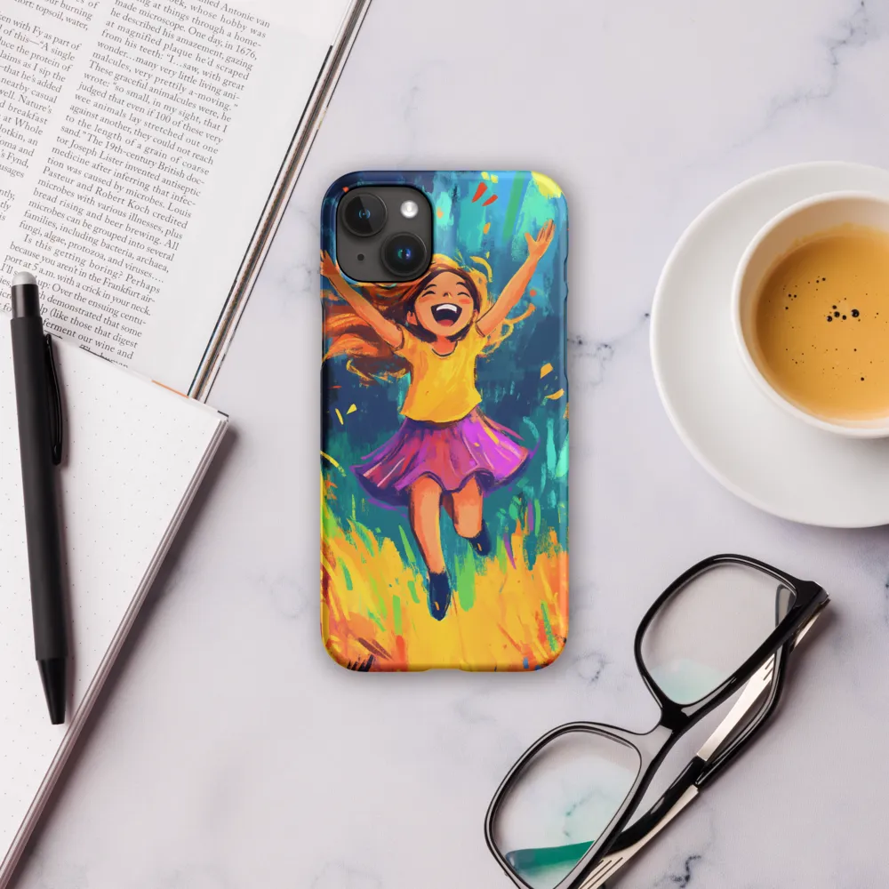 Joyful Escape into Nature | Phone Case |  15 Plus | Snap Case | Matte