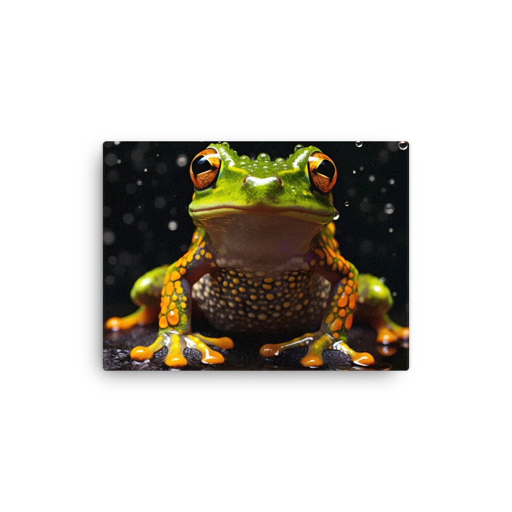 Emerald Elegance: The Frog in Focus