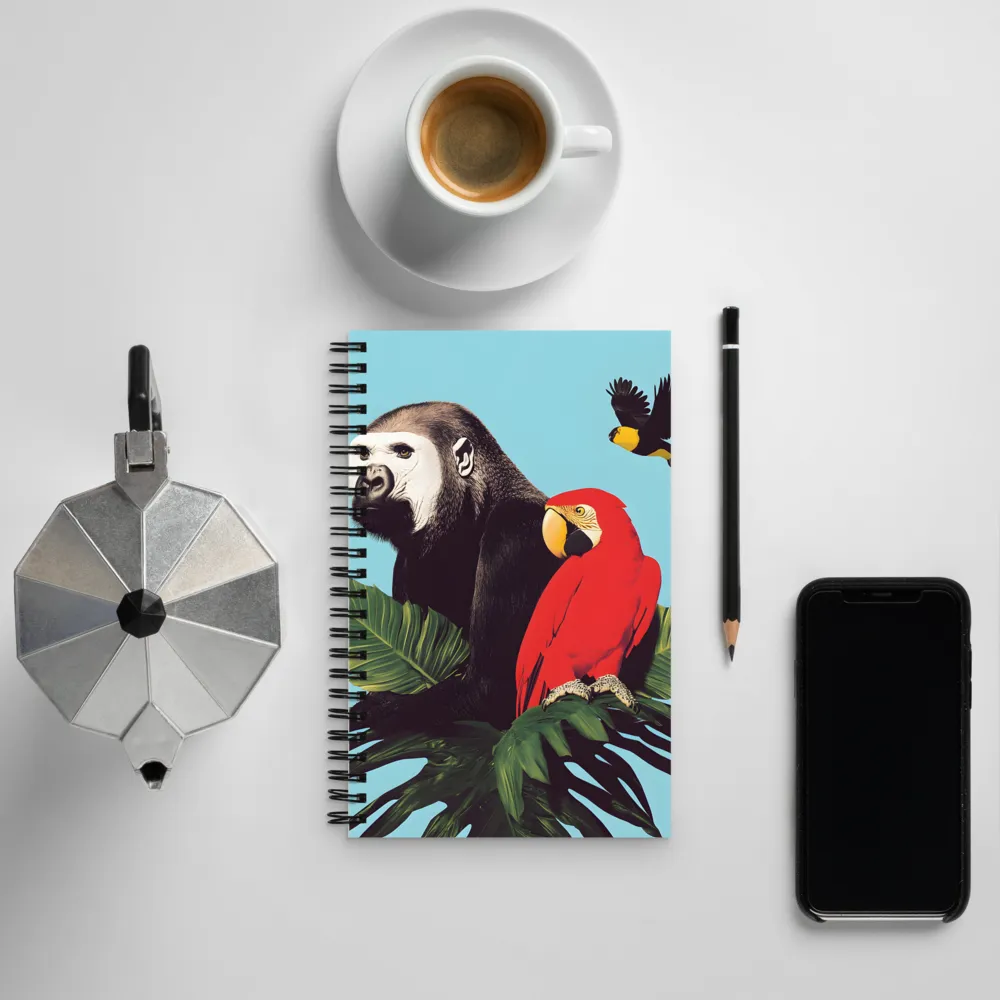 Tropical Harmony: A Celebration of Wildlife | Spiral Notebook