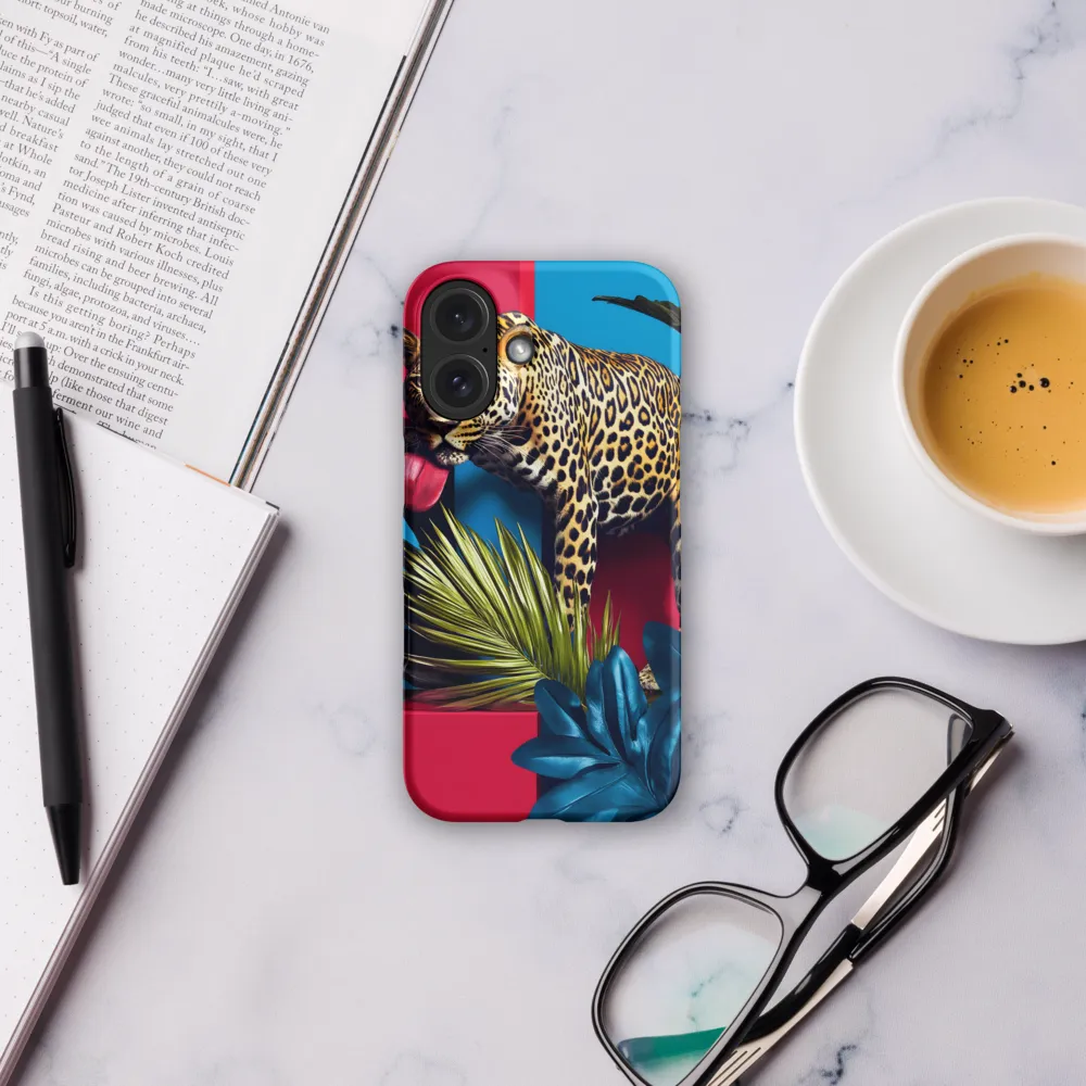 Playful Leopard in Vibrant Paradise
