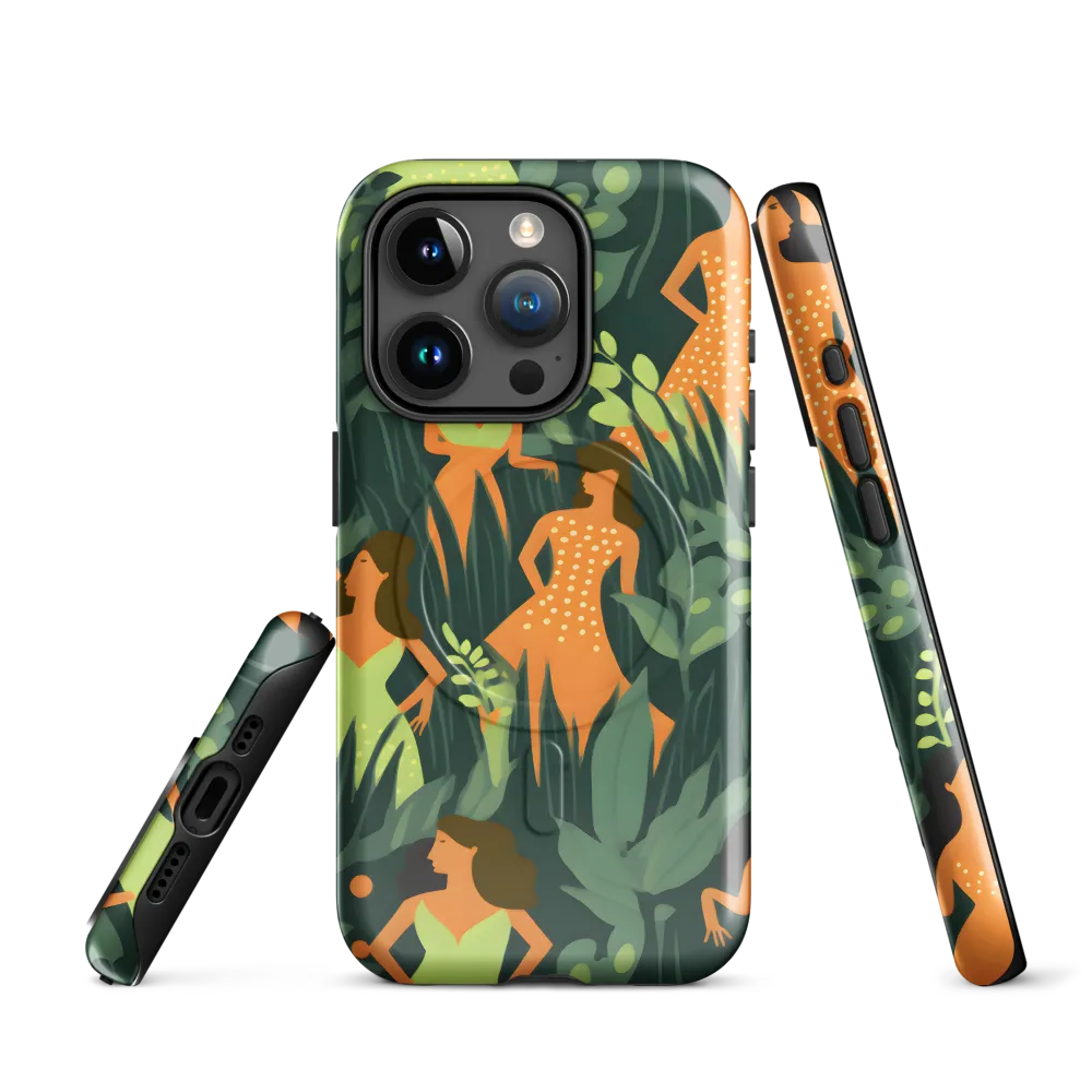 Playful Harmony in Patterns | Phone Case |  15 Pro | MagSafe® Tough Case | Glossy