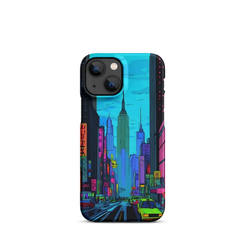 Neon Dreams of the City | Phone Case |  13 Mini | Snap Case | Matte