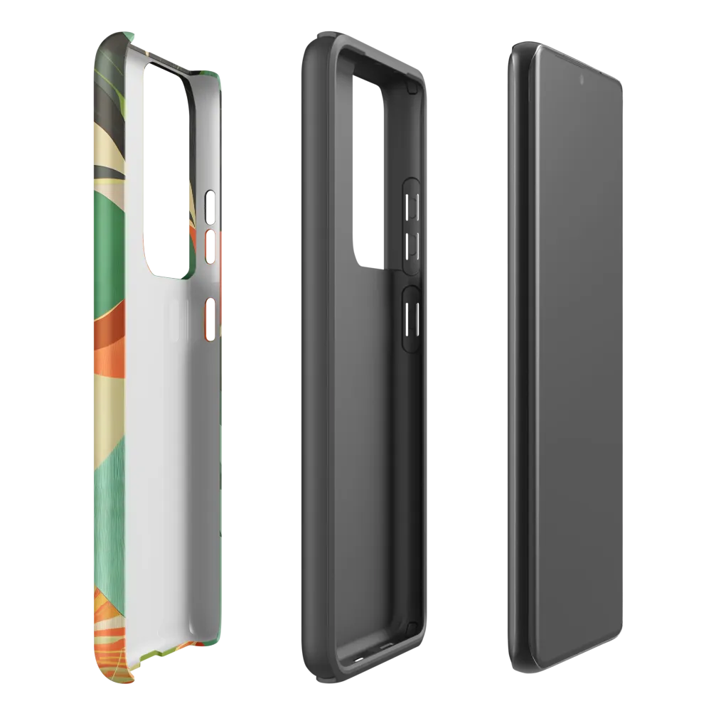 Bold Serenity: A Modern Portrait | Phone Case |  S21 Ultra | Tough Case | Matte