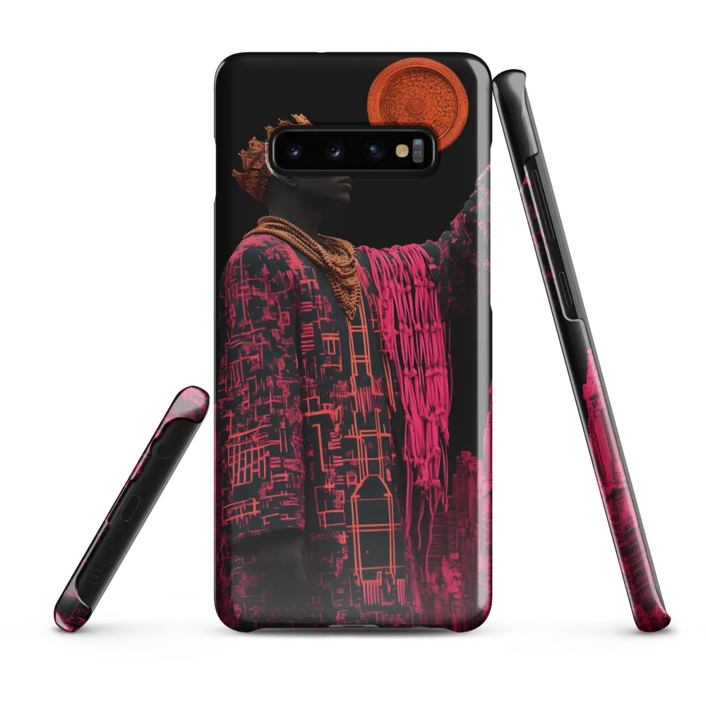 Regal Mystique: A Fusion of Tradition and Urbanity | Phone Case |  S10 Plus | Snap Case | Glossy