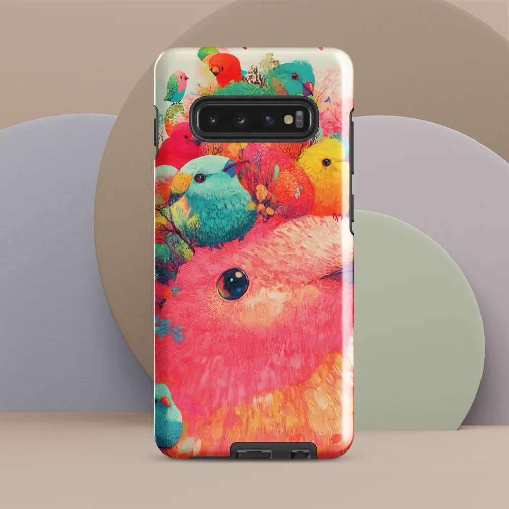 The Whimsical Crown of Color | Phone Case |  S10 Plus | Tough Case | Glossy