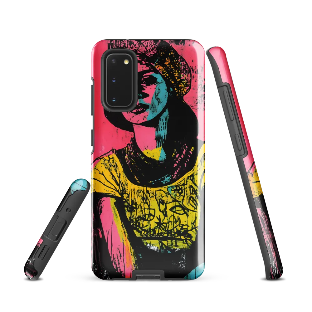 Urban Elegance: A Graffiti Portrait
