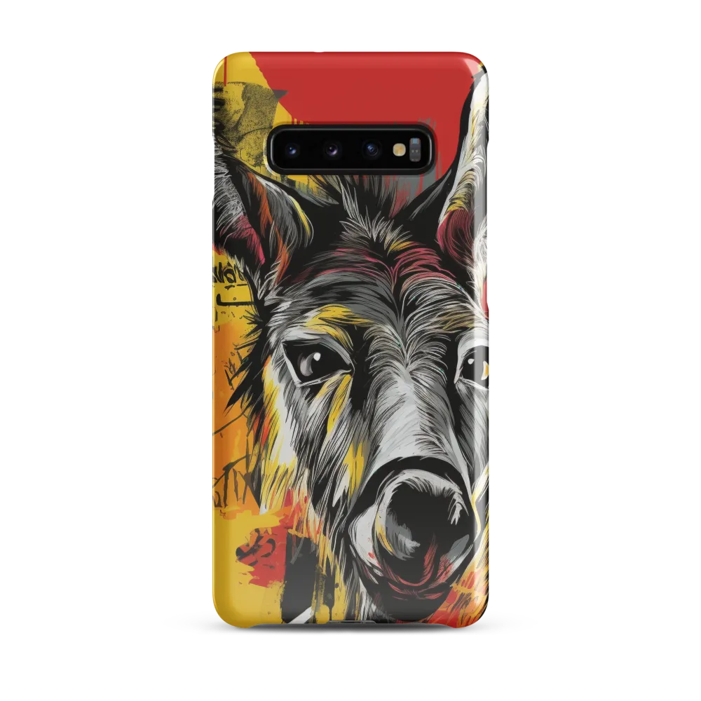 Playful Kangaroo Unleashed | Phone Case |  S10 Plus | Snap Case | Glossy