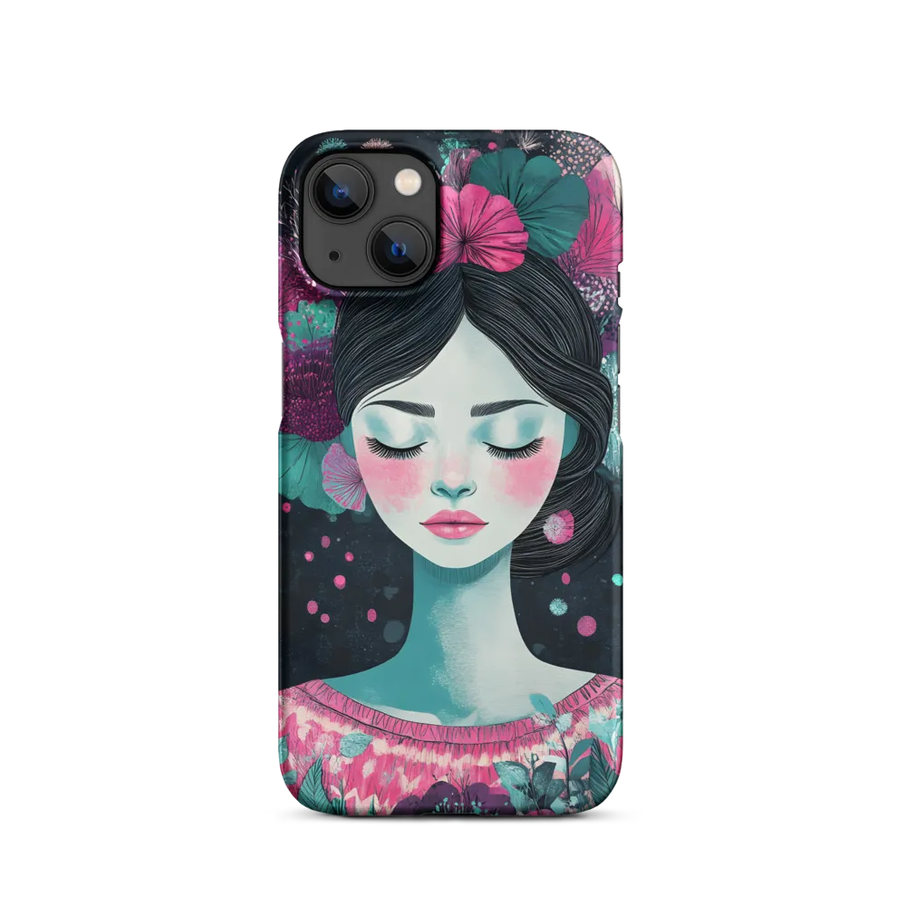 Embrace of Floral Serenity | Phone Case |  13 | Snap Case | Matte