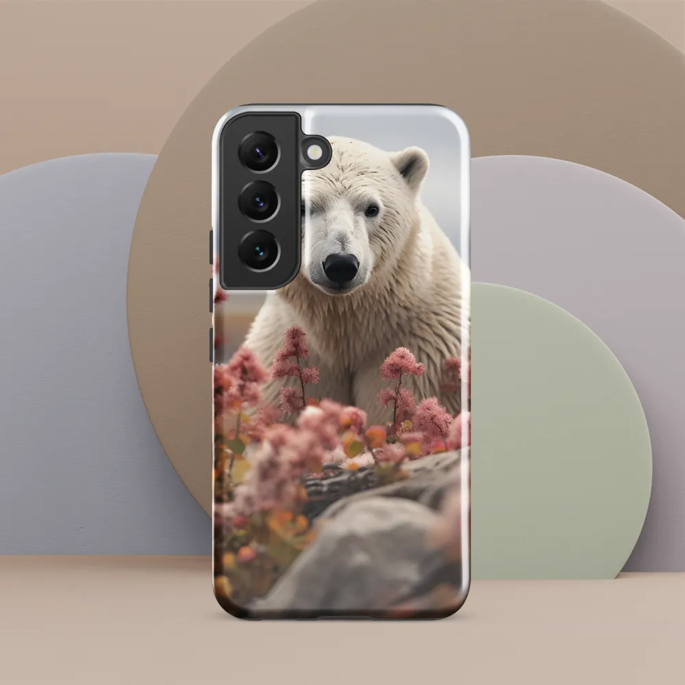 Curiosity Among Blooms: The Polar Bear