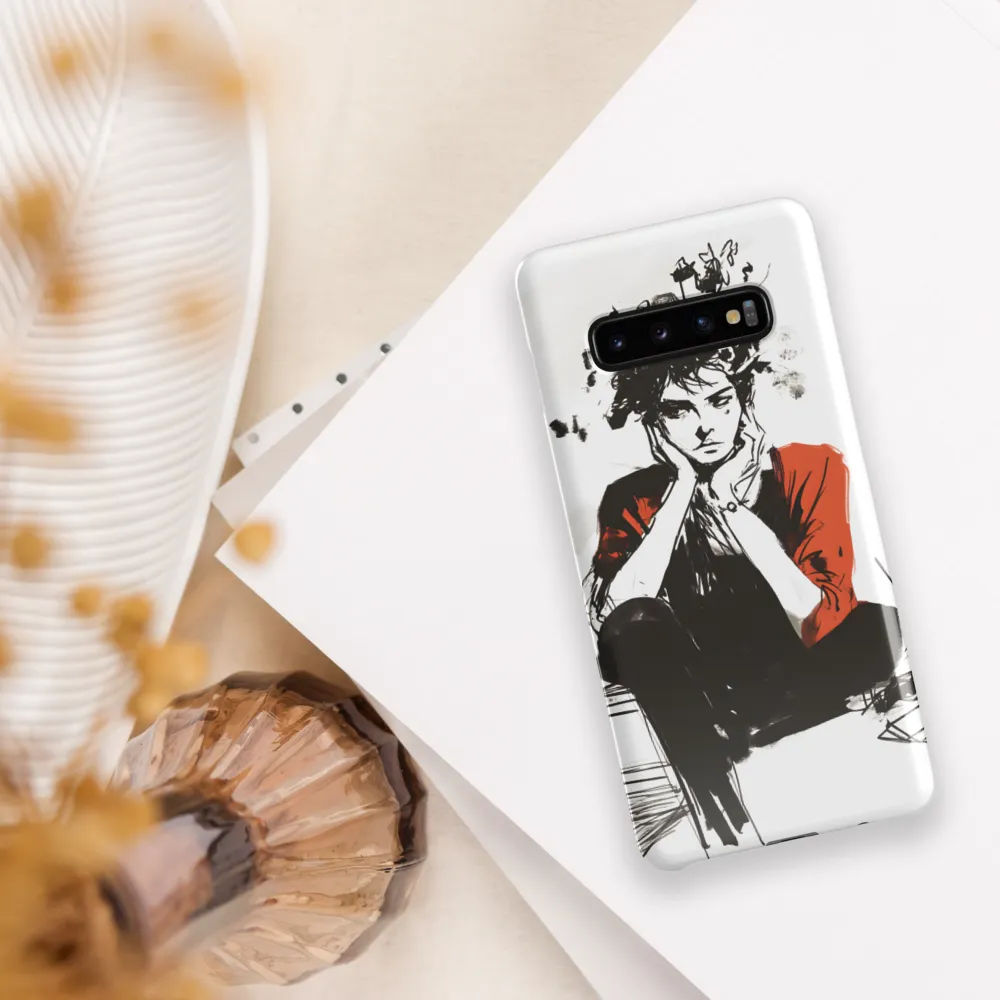 Contemplation Amidst Creativity | Phone Case |  S10 Plus | Snap Case | Glossy