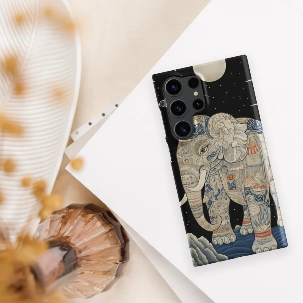 The Majestic Tale of the Painted Elephant | Phone Case |  S23 Ultra | Snap Case | Matte