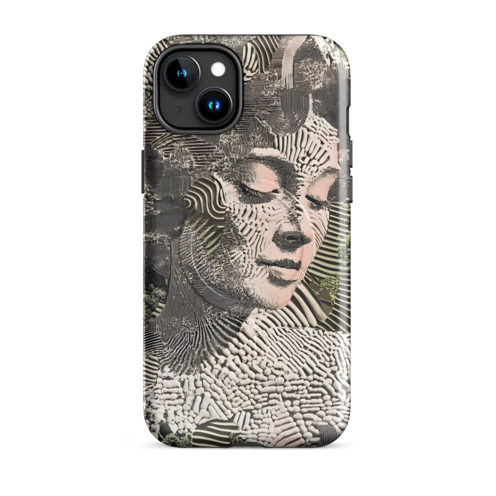 Ethereal Blend of Nature and Humanity | Phone Case |  15 Plus | MagSafe® Tough Case | Glossy