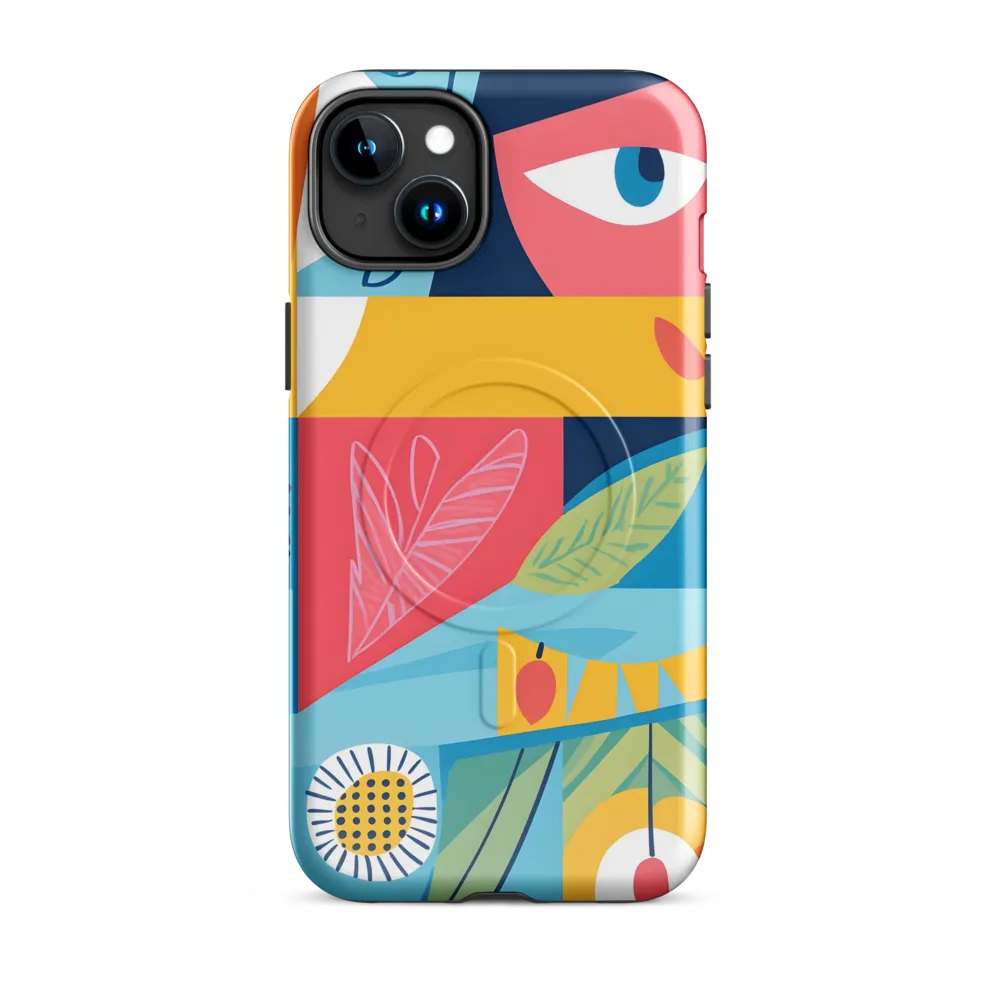 Vibrant Geometric Visage