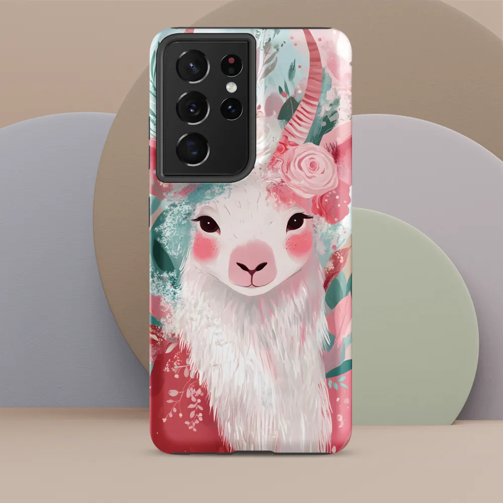 Spring Whimsy: The Floral Goat