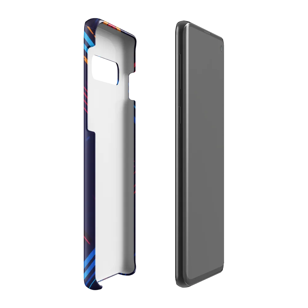 Dynamic Geometric Symphony | Phone Case |  S10 Plus | Snap Case | Glossy