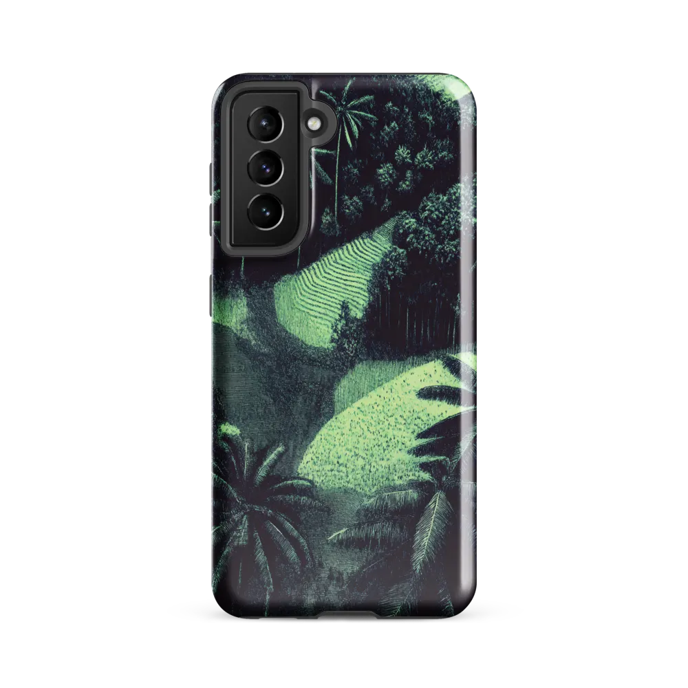 Harmony in Green: A Surreal Landscape