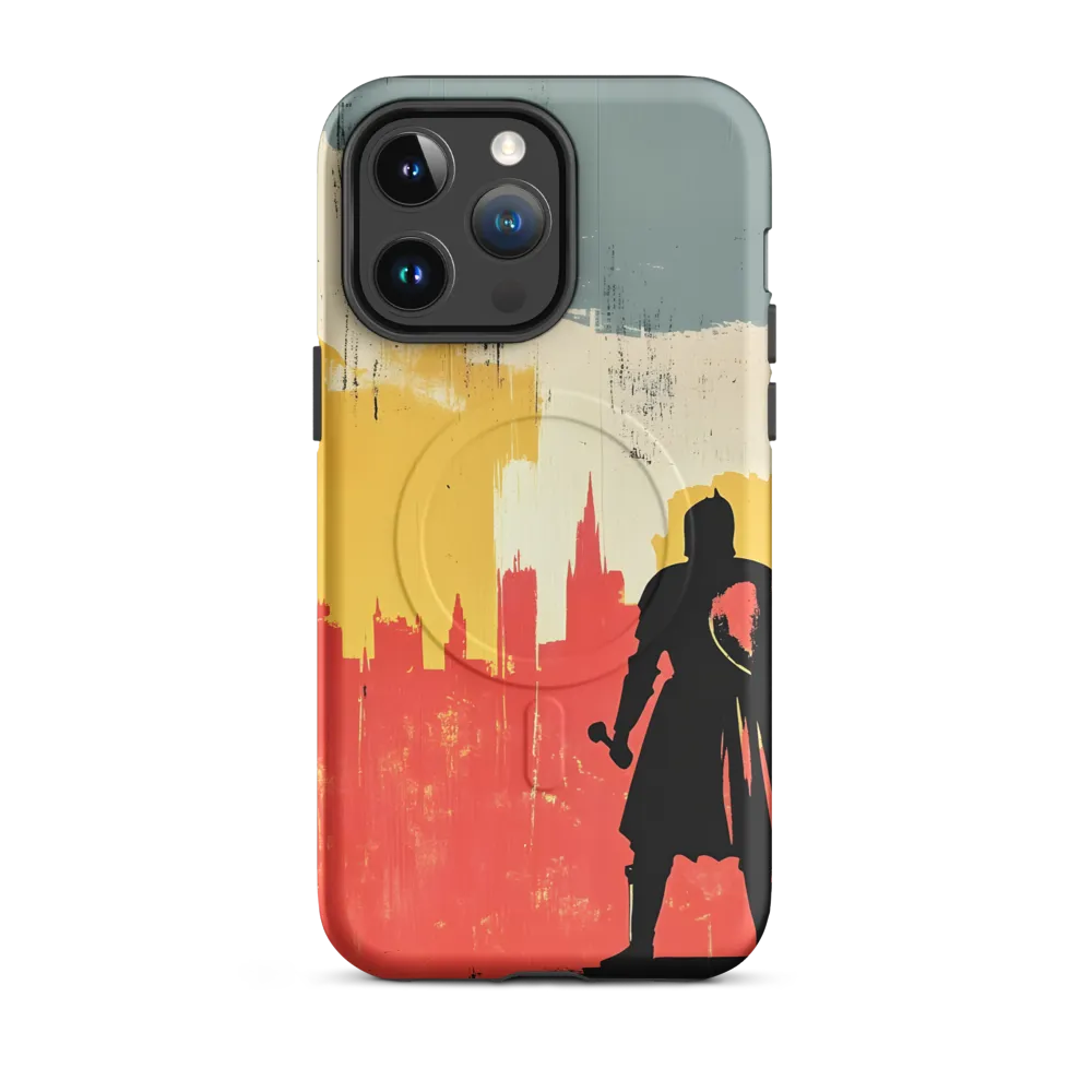 Hero in the Urban Dawn | Phone Case |  14 Pro Max | MagSafe® Tough Case | Matte