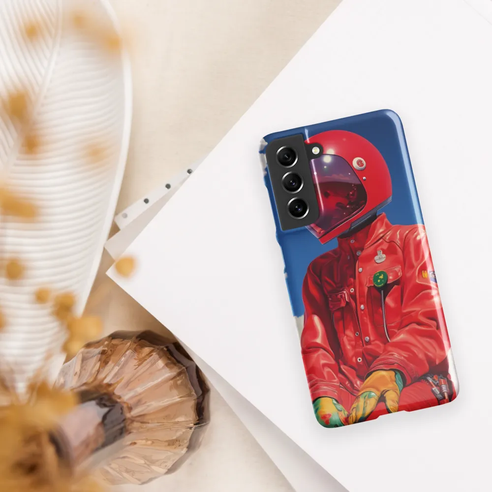 Astronaut in Crimson