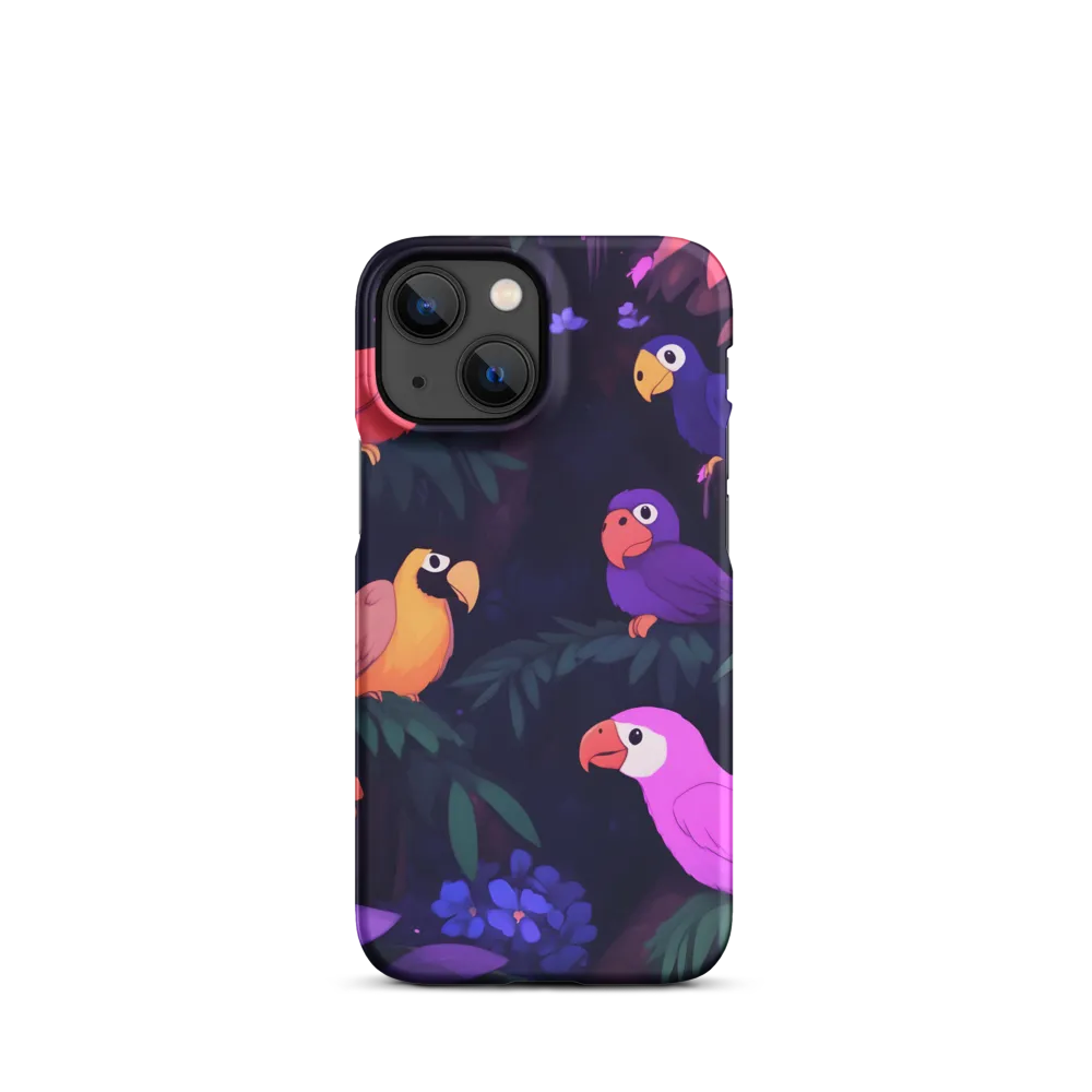 Tropical Parrot Playground | Phone Case |  13 Mini | Snap Case | Matte