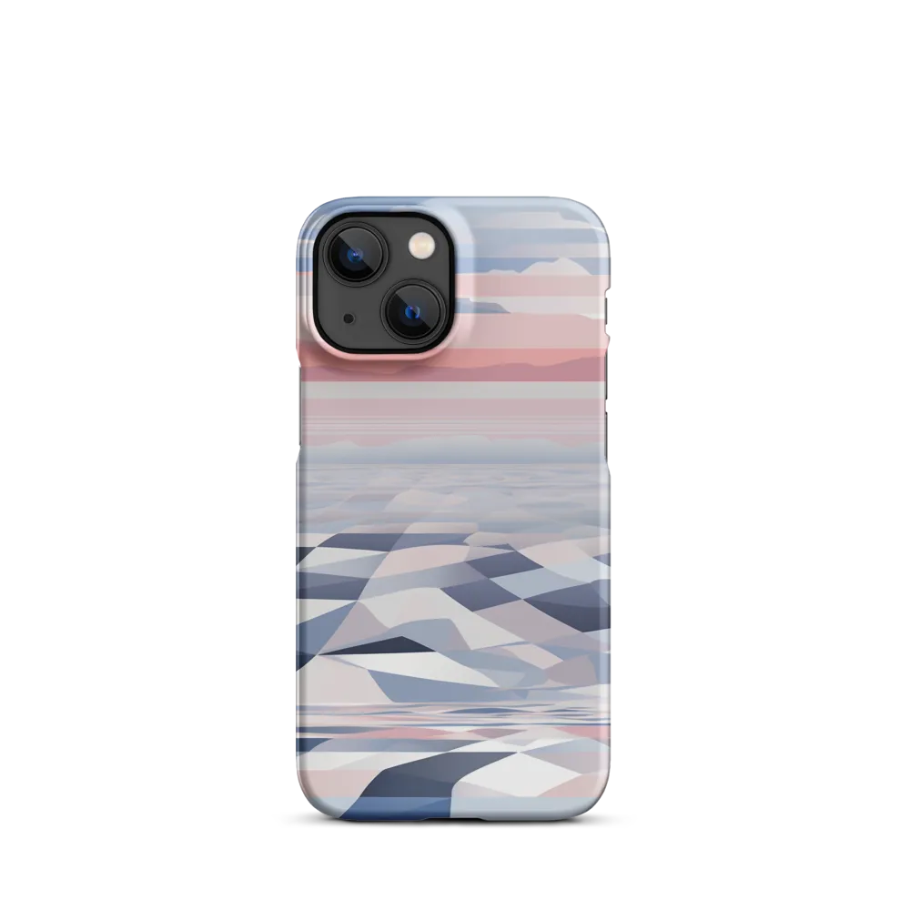 Serenity in Abstraction | Phone Case |  13 Mini | Snap Case | Matte