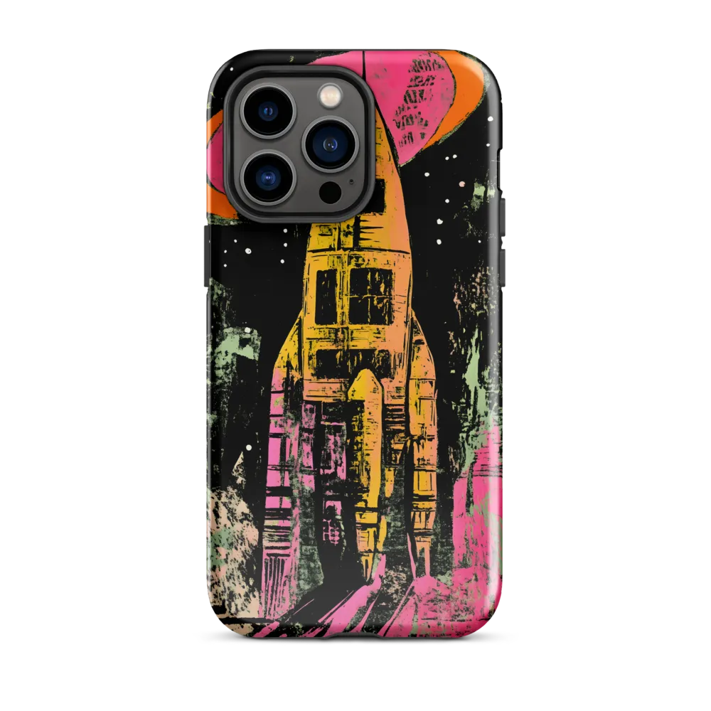 Cosmic Voyage: A Surreal Rocket Adventure
