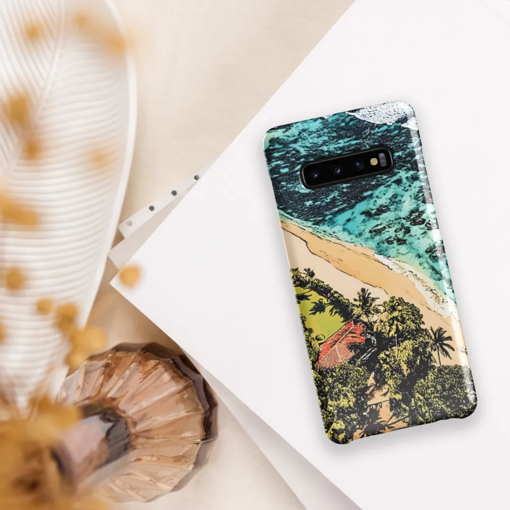 Aerial Serenity: Coastal Escape | Phone Case |  S10 Plus | Snap Case | Glossy