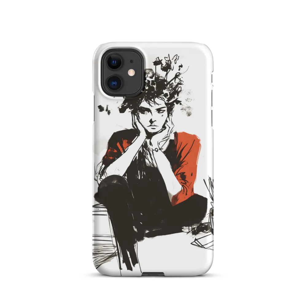 Contemplation Amidst Creativity | Phone Case |  11 | Snap Case | Matte