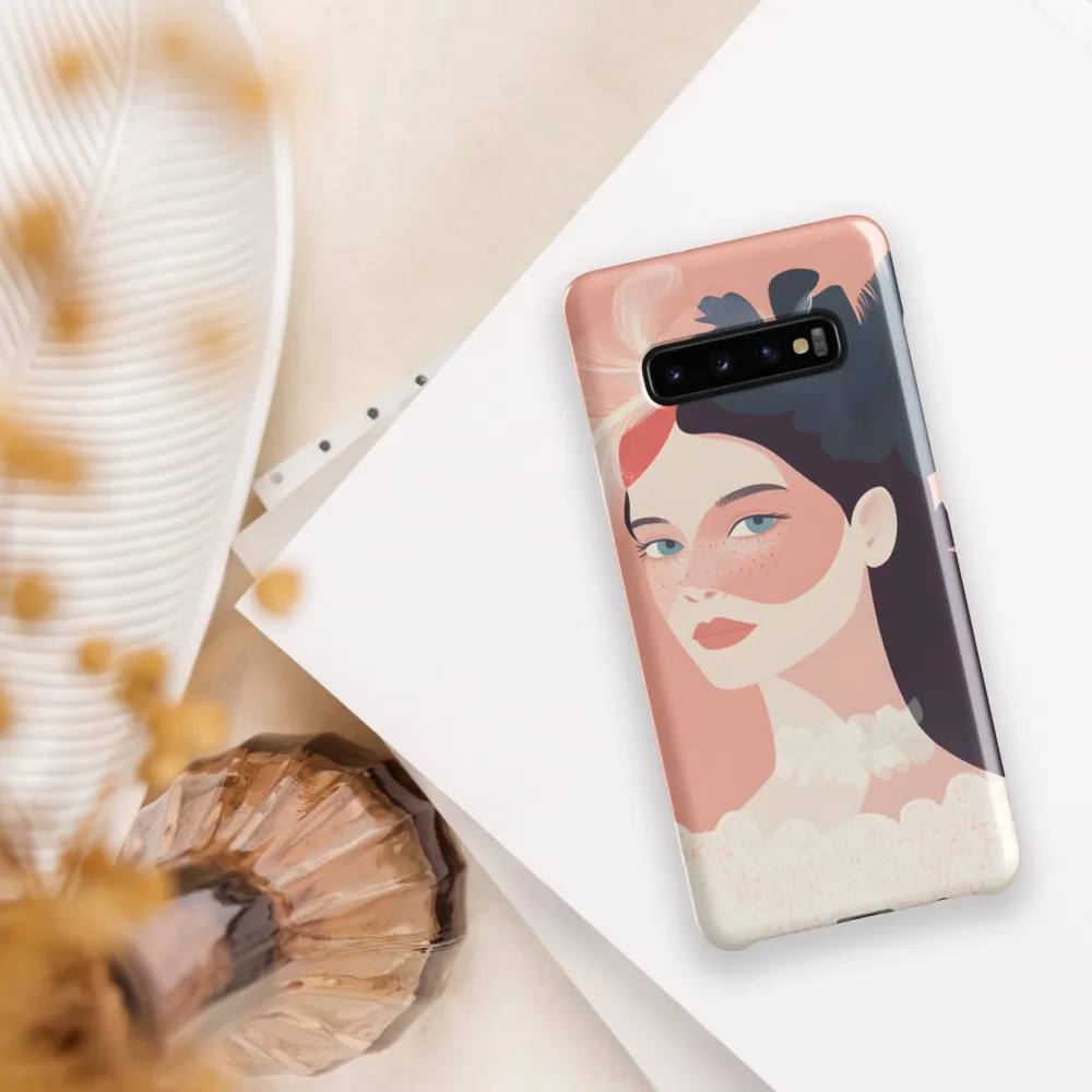 Elegance in Pink | Phone Case |  S10 Plus | Snap Case | Glossy