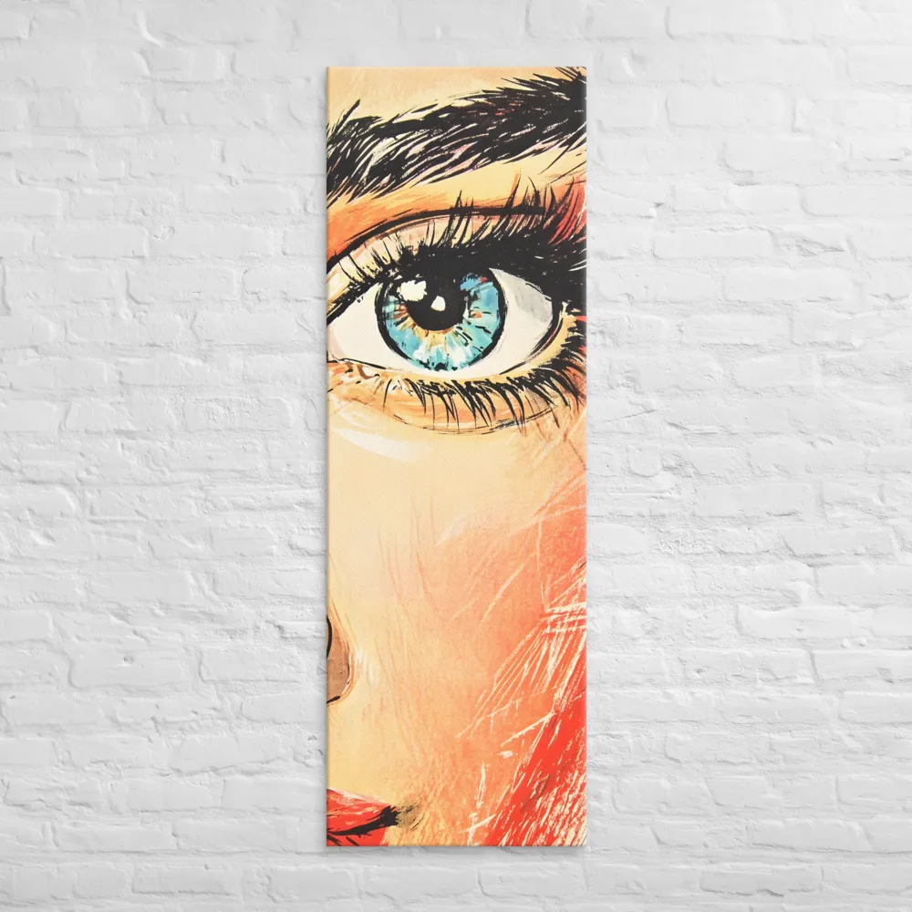 Gaze of Emotion | Canvas | 20″×60″