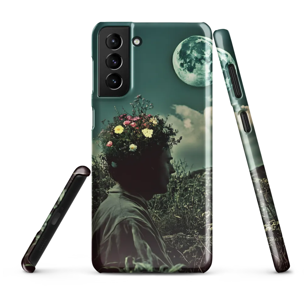 Moonlit Blossom | Phone Case |  S21 Plus | Snap Case | Glossy