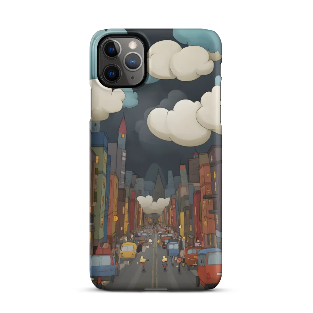 Urban Symphony: A City Awakens at Dusk | Phone Case |  11 Pro Max | Snap Case | Matte