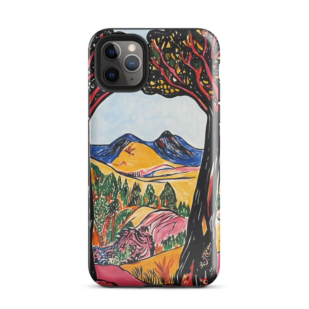 Vibrant Nature's Embrace | Phone Case |  11 Pro Max | Tough Case | Glossy