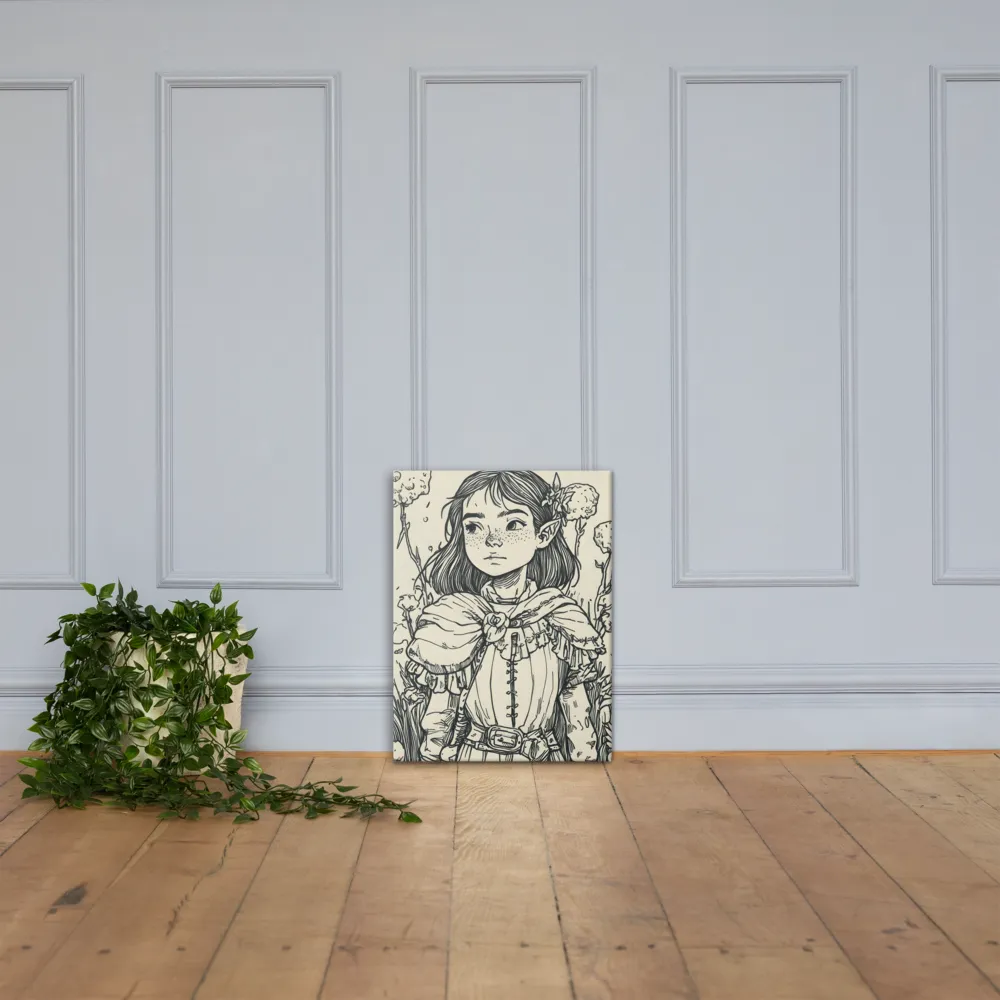 A Young Guardian of Nature | Canvas | 18″×24″