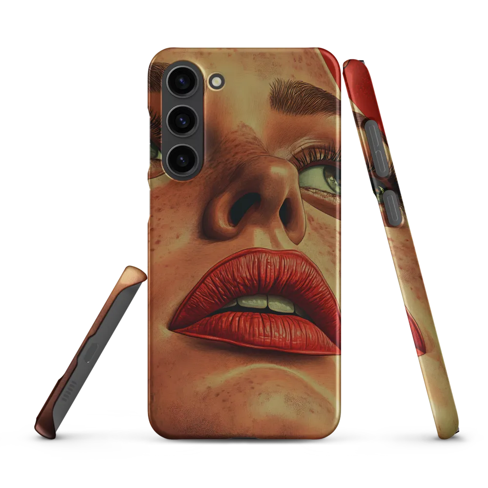 Red Intensity: A Portrait of Elegance