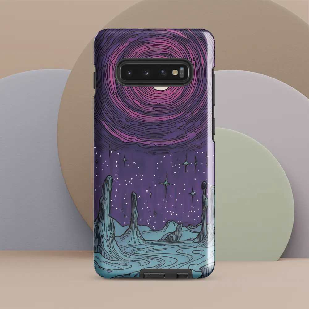 Celestial Whirl | Phone Case |  S10 Plus | Tough Case | Glossy