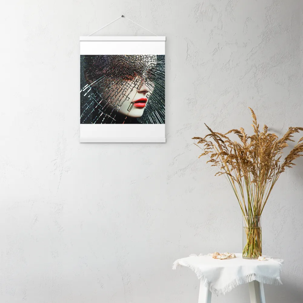 Fractured Identity | Poster With White Wood Hanger | 16″×20″