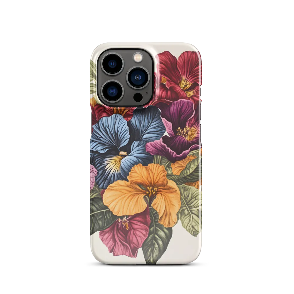 Floral Symphony in Color | Phone Case |  13 Pro | Snap Case | Glossy