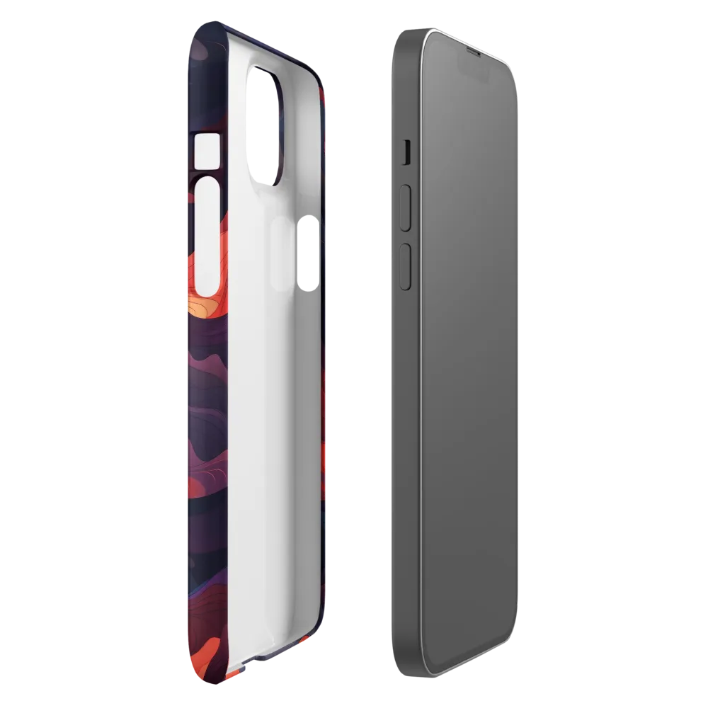 Ethereal Waves of Color | Phone Case |  14 Plus | Snap Case | Matte