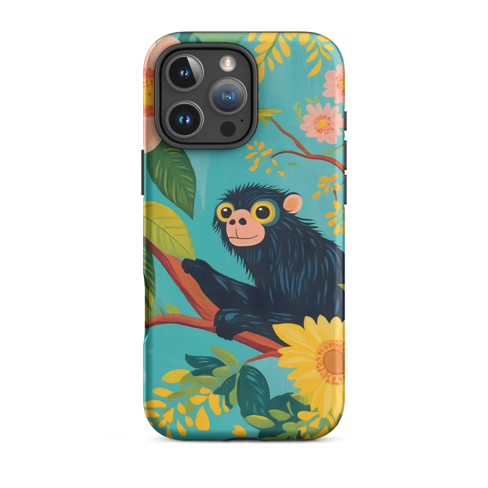 Joyful Encounter in a Floral Paradise