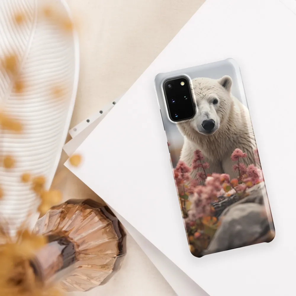 Curiosity Among Blooms: The Polar Bear
