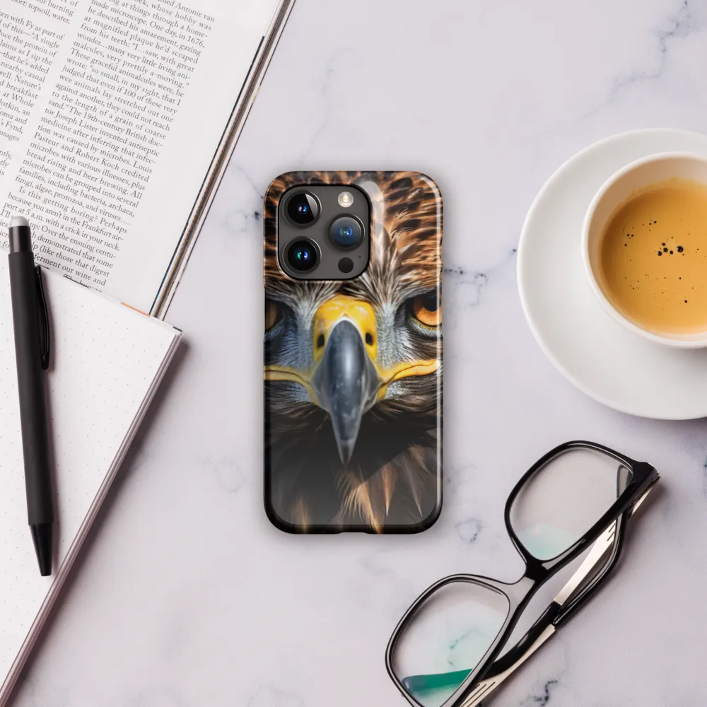 The Intensity of the Eagle | Phone Case |  15 Pro | Snap Case | Glossy