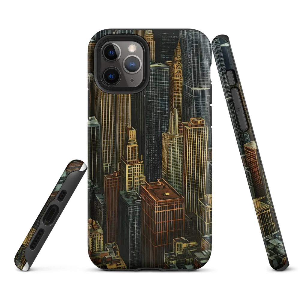 Urban Elegance: A Golden Cityscape